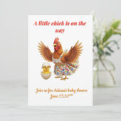 A little chick is on the way 招待状 (スタンド正面)