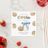 A Little CookieがBaby showerの途中にある スタンダードカクテルナプキン (インサイチュ)