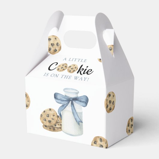 A Little CookieがBaby showerの途中にある フェイバーボックス (正面サイド)