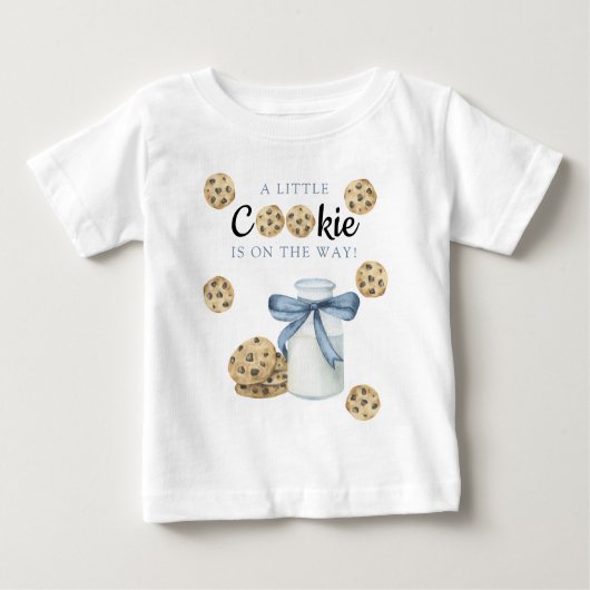 A Little CookieがBaby showerの途中にある ベビーTシャツ (正面)