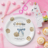 A Little CookieがBaby showerの途中にある ペーパープレート (パーティー)