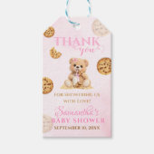A little Cookie Baby Shower - Cookie and milk ギフトタグ (正面)