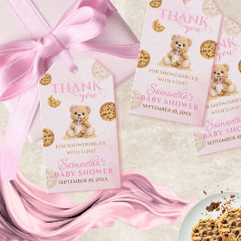 A little Cookie Baby Shower - Cookie and milk ギフトタグ
