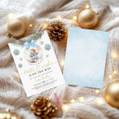 A Little Cookie Baubles Gingerbread Baby Shower  招待状