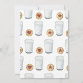 A Little cookie is on the way Baby shower 招待状 (裏面)