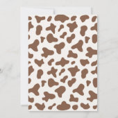 A Little Cowboy Baby Shower Boy Invitation 招待状 (裏面)