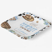 A Little Cowboy Is On The Way Wild Western ペーパープレート (傾斜あり)