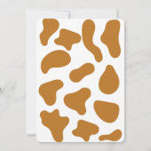 A Little Cowboy Rope and Boots Western Baby Shower 招待状 (裏面)