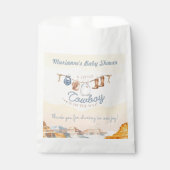A Little Cowboy Western Canyon Baby Shower フェイバーバッグ (正面)