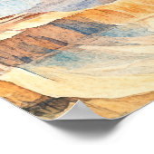 A Little Cowboy Western Canyon Baby Shower Weclome ポスター (角)