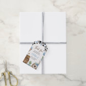 A Little Cowboy Wild West Boy Blue Thank You Favor ギフトタグ (より糸付き)