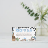 A Little Cowboy Wild Western Boy Blue Baby Books エンクロージャーカード (スタンド正面)