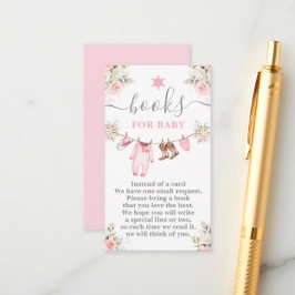 A little Cowgirl Baby Shower Girl Books for Baby エンクロージャーカード