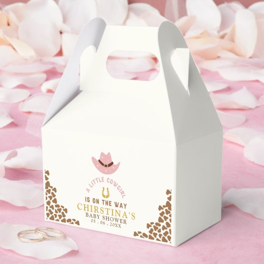 A Little Cowgirl Is on The Way フェイバーボックス (ウェディング)