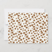 A Little Cowgirl Is on The Way Cute Baby Shower サンキューカード (裏面)