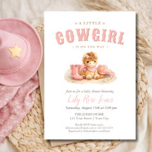 A Little Cowirgl Is On The Way Baby Shower 