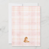 A Little Cowirgl Is On The Way Baby Shower  招待状 (裏面)