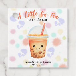 A Little Cu-Tea Bubble Tea Baby Shower フェイバータグ