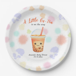 A Little Cu-Tea Bubble Tea Baby Shower ペーパープレート
