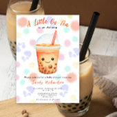 A Little Cu-Tea Bubble Tea Baby Shower 招待状
