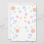 A Little Cu-Tea Bubble Tea Baby Shower 招待状 (裏面)