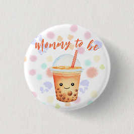 A Little Cu-Tea Bubble Tea - Mommy to be 缶バッジ