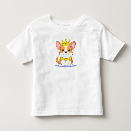 A little cute Corgi トドラーTシャツ (正面)