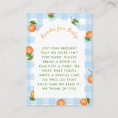 A Little Cutie Citrus Blue Books for Baby Card エンクロージャーカード (正面)