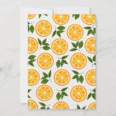 A Little Cutie is On The Way Invitation 招待状 (裏面)