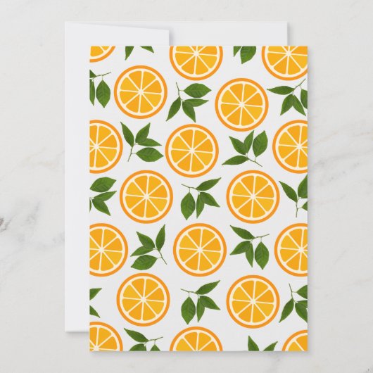 A Little Cutie is On The Way Invitation 招待状 (裏面)