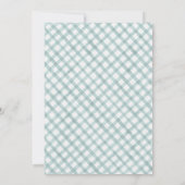 A Little Cutie Orange Baby Shower Invitation |  招待状 (裏面)