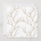 A Little Deer is on the way Baby Shower招待状 招待状 (裏面)