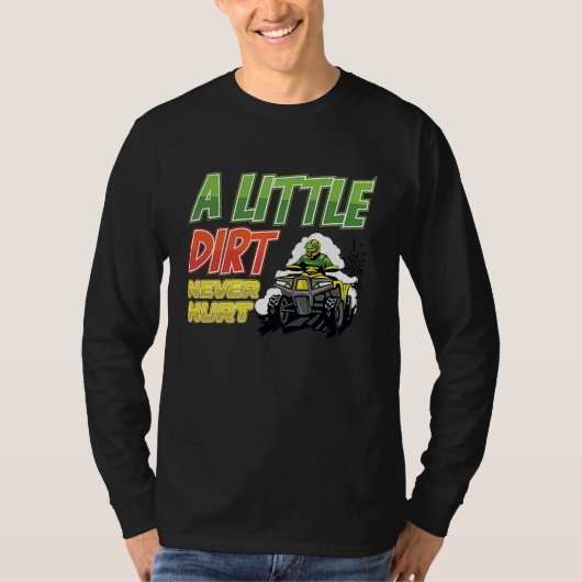 A little dirt  quad bike atv tシャツ (正面)