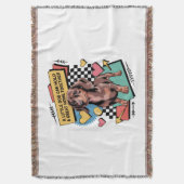 A Little Dog Can Hold A Great Home Together スローブランケット (正面縦)