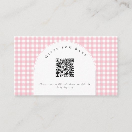 A Little Duckling is on the Way Bow Baby Shower  エンクロージャーカード (正面)