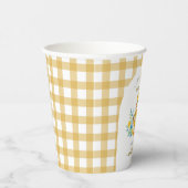 A Little Duckling is On The Way Duck Baby Shower 紙コップ (右)