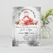 A little Duckling is on the Way Winter Christmas 招待状 (スタンド正面)