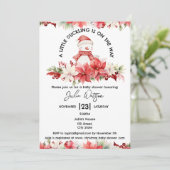 A little Duckling is on the Way Winter Christmas 招待状 (スタンド正面)