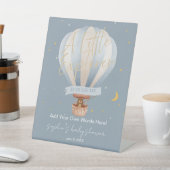 A Little Explorer Hot Air Balloon Custom 台座サイン (インサイチュ)