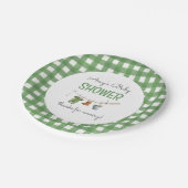 A Little Fisherman Baby Shower ペーパープレート (アングル)