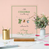 A Little Fisherman Baby Shower Welcome アクリルサイン (ウェディング)