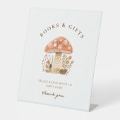 A Little Fun Guy Mushroom Baby Shower 台座サイン (正面)
