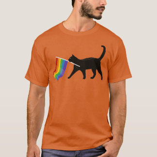 a little gay cat friend tシャツ