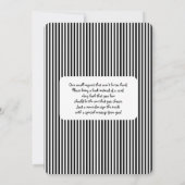 A little Gentleman Baby Shower Boy 招待状 (裏面)