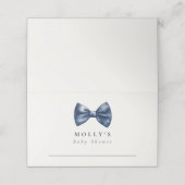 A Little Gentleman Is On His Way Baby Shower プレイスカード (外部開封)