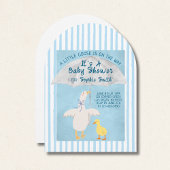 A Little Goose Is On The Way It's A Baby Shower  招待状