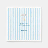 A Little Goose Is On The Way Storybook Baby Shower スタンダードカクテルナプキン (正面)