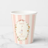 A little gosling is on the way pink 紙コップ (正面)