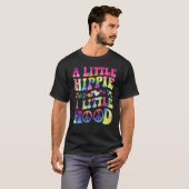 A Little Hippie A Little Hood Tie Dye Peace Tシャツ (正面フル)