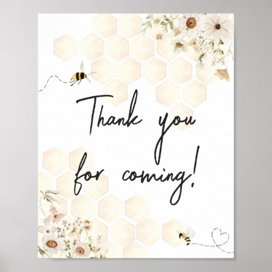 A Little Honey Bee Thanks for 来's ポスター (正面)